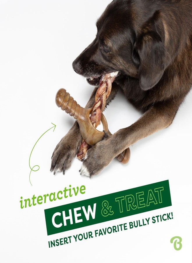 Benebone Pawplexer Interactive Treat Dispensing Tough Dog Puzzle Chew Toy, Made in USA, Medium, Real Bacon Flavor - Image 5